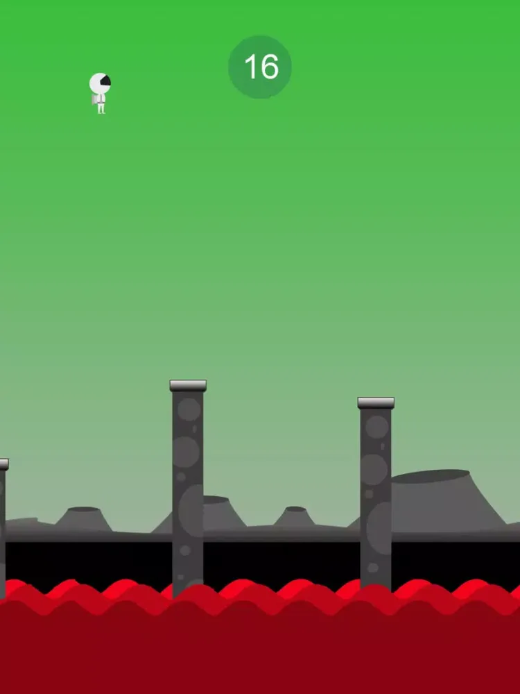 Space Man Super Jump iPad  스크린샷