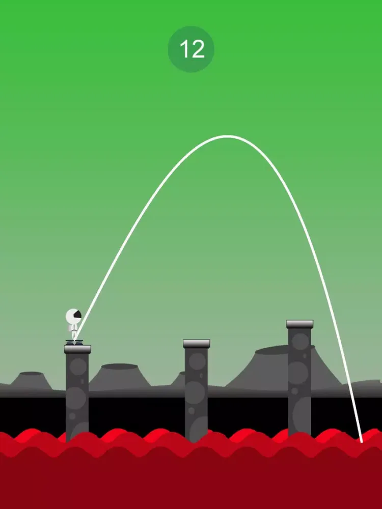 Space Man Super Jump iPad  스크린샷