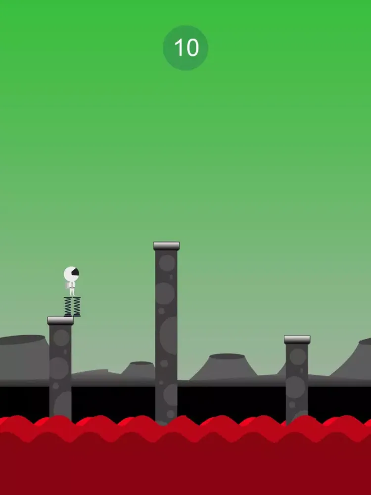 Space Man Super Jump iPad  스크린샷