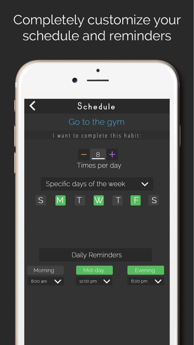 Goal Tracker- Productivity App應用截圖