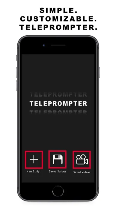 ภาพหน้าจอของ Teleprompter For Video App Pro