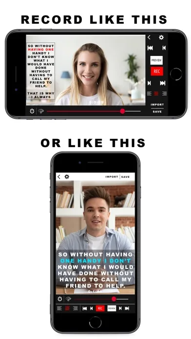 ภาพหน้าจอของ Teleprompter For Video App Pro