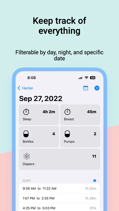 تصاویر Baby Tracker - Pro
