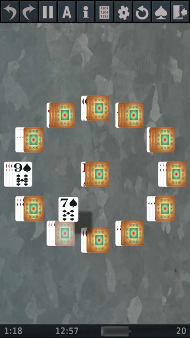 Screenshot di Solitaire 3D.