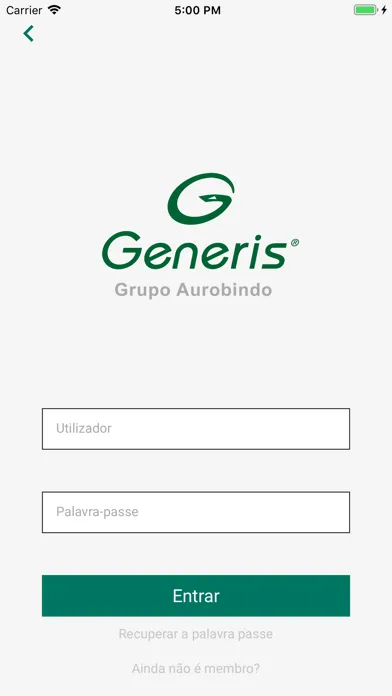 ภาพหน้าจอของ Generis App