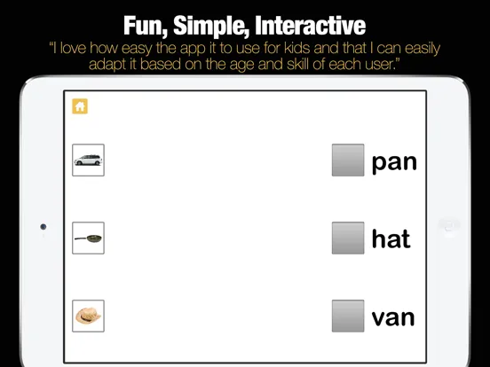 CVC Words Reader - Learn to Read 3 Letter Words iPad  Screenshots