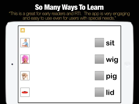 CVC Words Reader - Learn to Read 3 Letter Words iPad  Screenshots