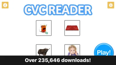 CVC Words Reader - Learn to Read 3 Letter Words Screenshots