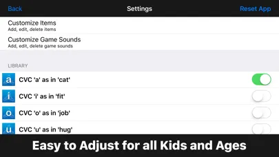 CVC Words Reader - Learn to Read 3 Letter Words Screenshots