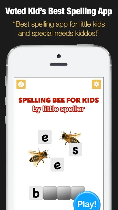 Spelling Bee for Kids - Spell 4 Letter Words Screenshots