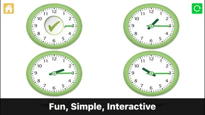 تصاویر Telling Time - Photo Touch Game