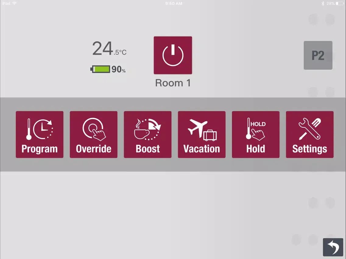 Screenshot di thermio™ essential smart iPad 