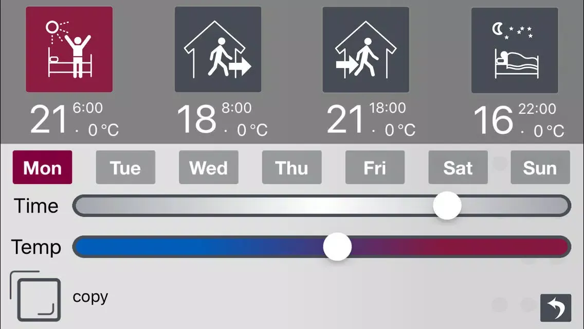 Screenshot di thermio™ essential smart