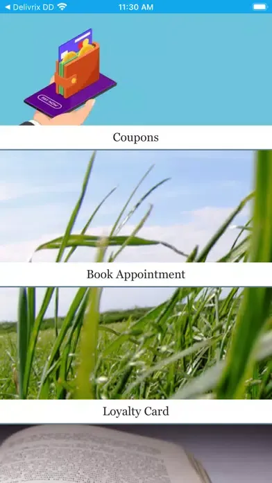 Capturas de tela do Grassy_App