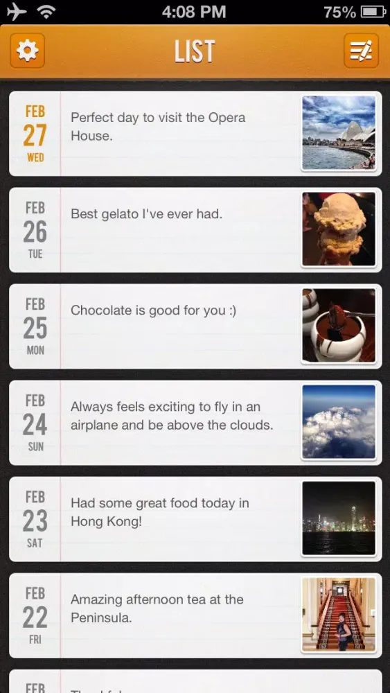 Gratitude Journal 365 - Diary For Your Happiness应用截图