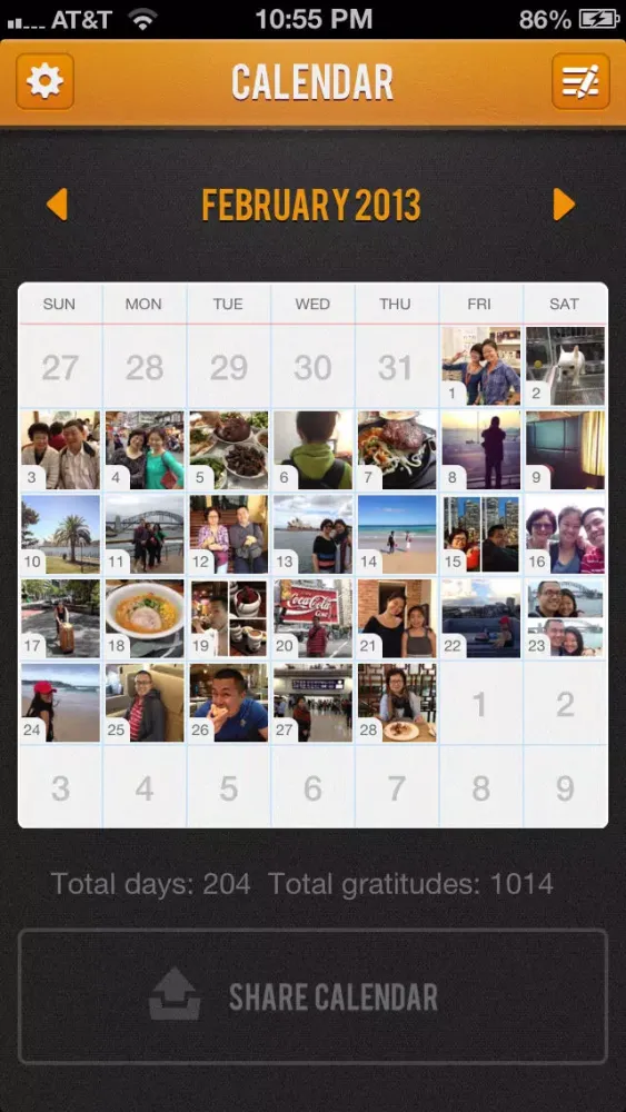 Gratitude Journal 365 - Diary For Your Happiness应用截图