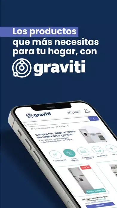 Capturas de tela do Graviti