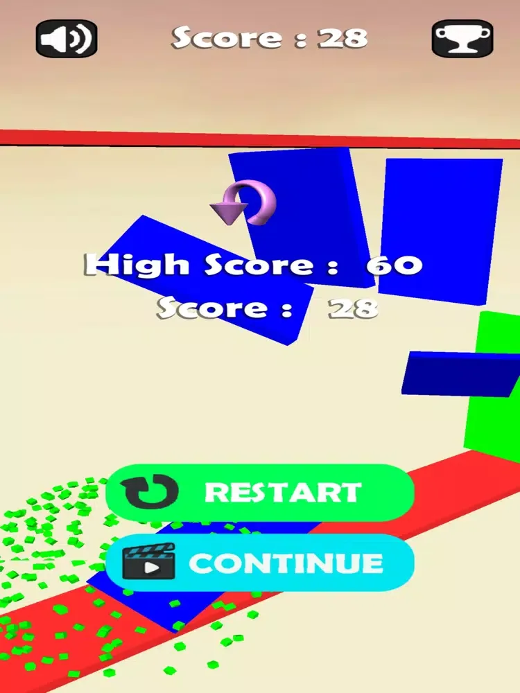 Tangkapan layar Hurry Cube iPad 