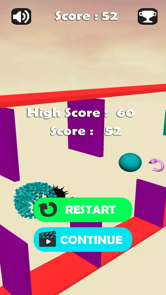 Tangkapan layar Hurry Cube