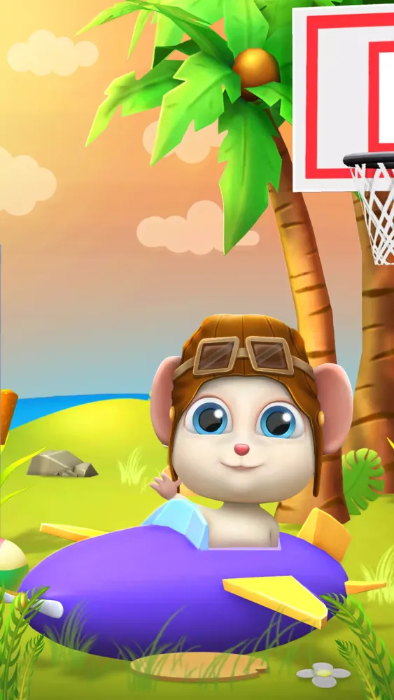 Tangkapan skrin My Virtual Pet Hal: Funny Game