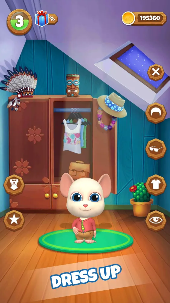 Tangkapan skrin My Virtual Pet Hal: Funny Game