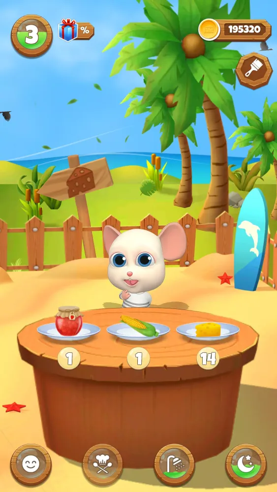 Tangkapan skrin My Virtual Pet Hal: Funny Game