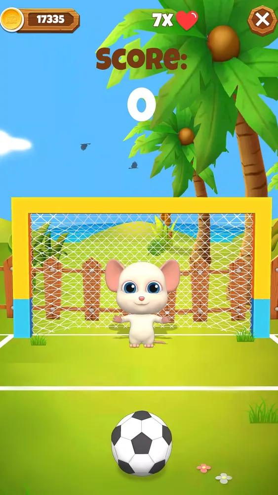 Tangkapan skrin My Virtual Pet Hal: Funny Game
