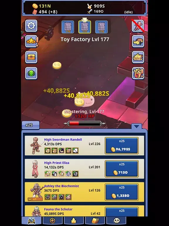 Ragnarok Clicker iPad  Screenshots
