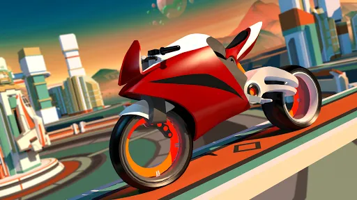 Gravity Rider: Space Bike Race Screenshots