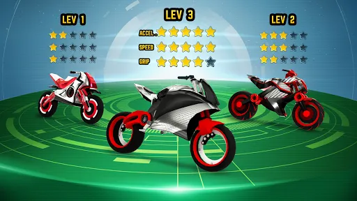 Gravity Rider: Space Bike Race Screenshots