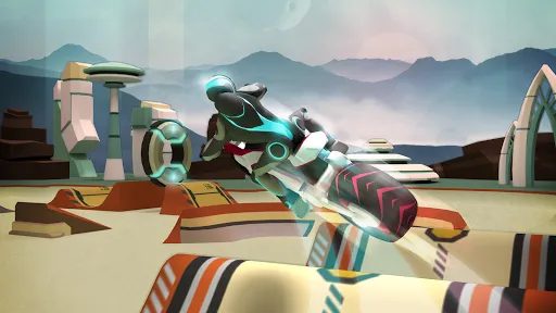 Gravity Rider: Space Bike Race Screenshots