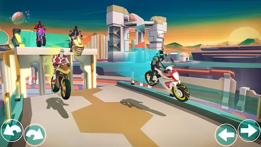 Gravity Rider: Space Bike Race Screenshots