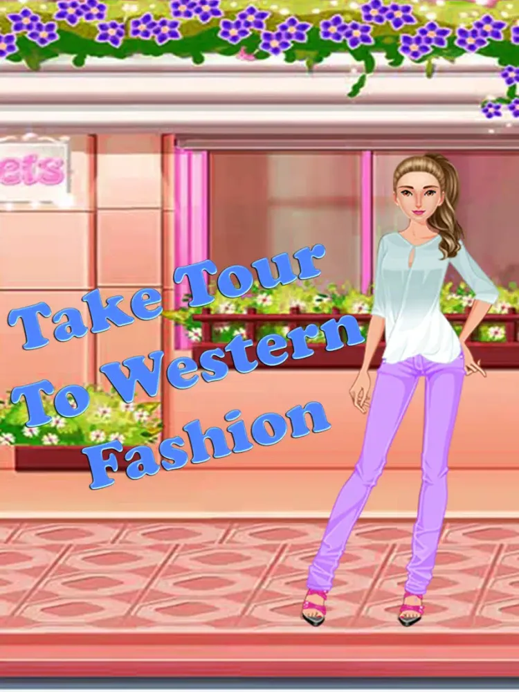 Captures d'écran de Glam Girls - Western Saloon MakeUp & DressUp Game iPad 