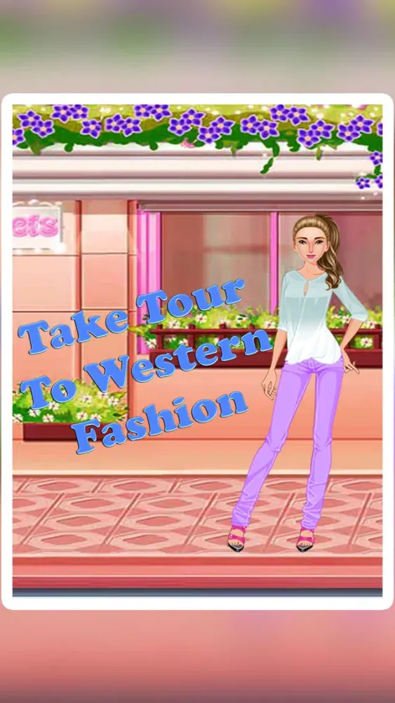 Captures d'écran de Glam Girls - Western Saloon MakeUp & DressUp Game