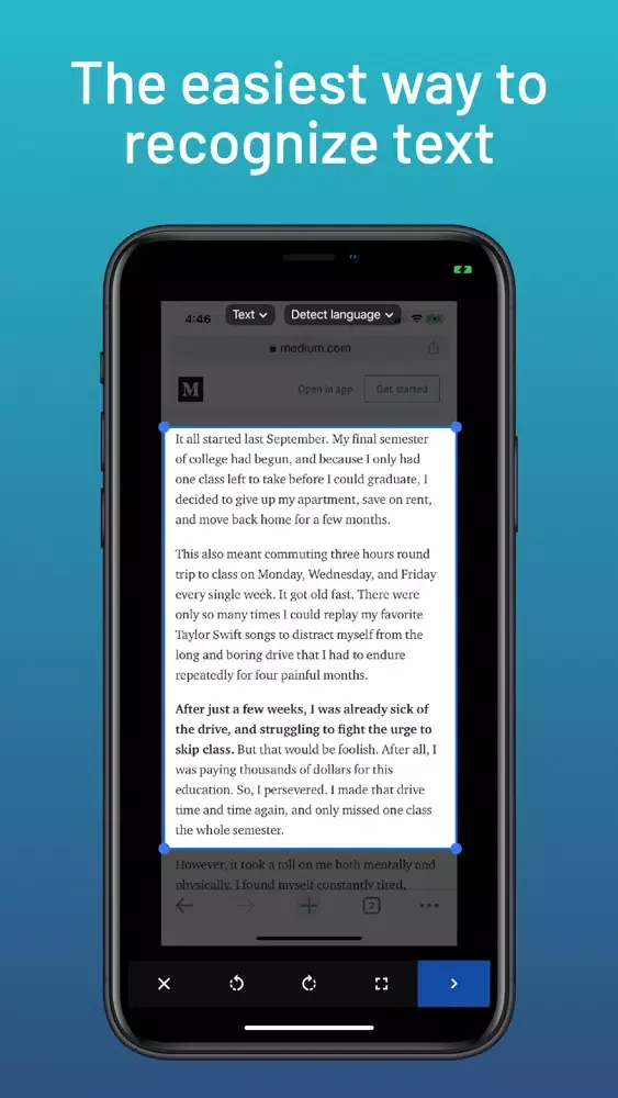 Easy OCR: Image to text easily سکرین شاٹس