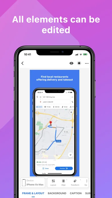 Mockup - App Screenshot Design Screenshots