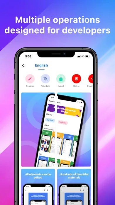 Mockup - App Screenshot Design Screenshots