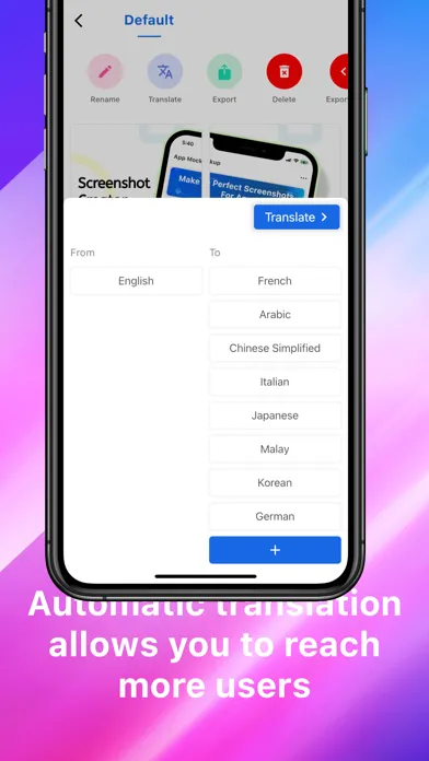 Mockup - App Screenshot Design Screenshots