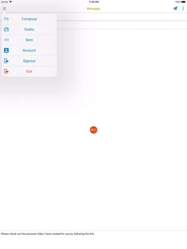 Vid My Message iPad 應用截圖