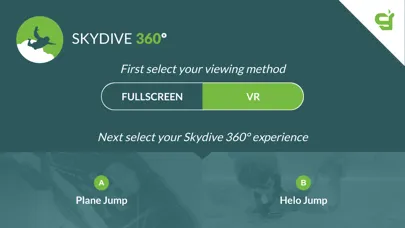 Skydive360 سکرین شاٹس