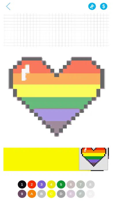 Capturas de tela do Pixel Age: Color by number