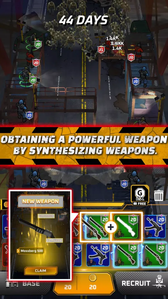 Captures d'écran de Zombie Defense