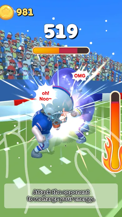 Tangkapan skrin Crazy RB: American Football