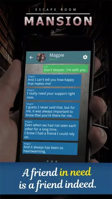 Screenshot di Mansion. Text Adventure