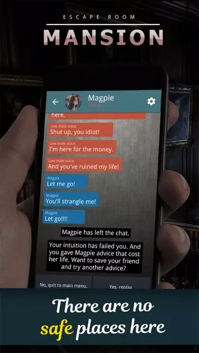 Screenshot di Mansion. Text Adventure