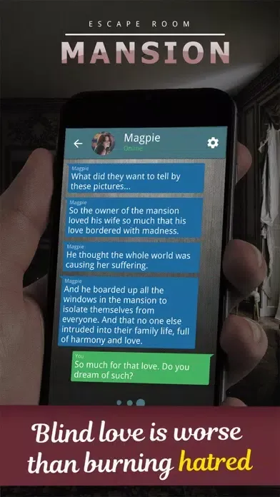 Screenshot di Mansion. Text Adventure