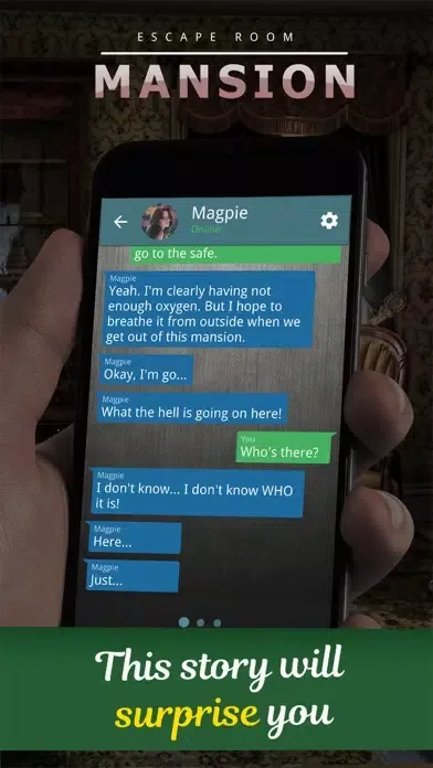 Screenshot di Mansion. Text Adventure