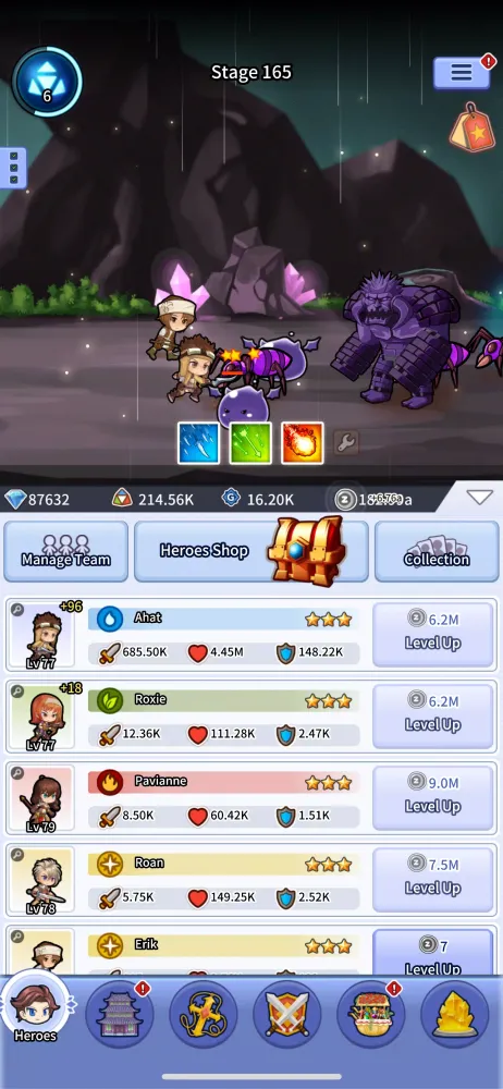 Tangkapan layar Midgard Heroes: Ragnarok Idle