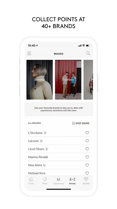 MUSE: Loyalty Programme Ekran Görüntüleri