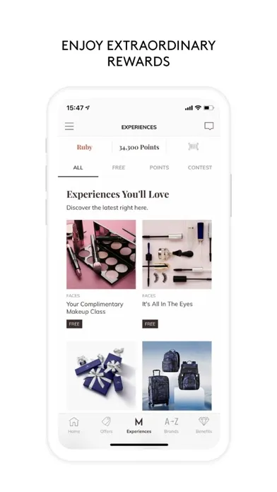 MUSE: Loyalty Programme Ekran Görüntüleri